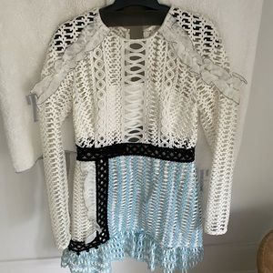 Self-Portrait lace dress, worn once